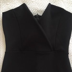 ASOS black strapless dress. Sz 4. NWOT. Never worn